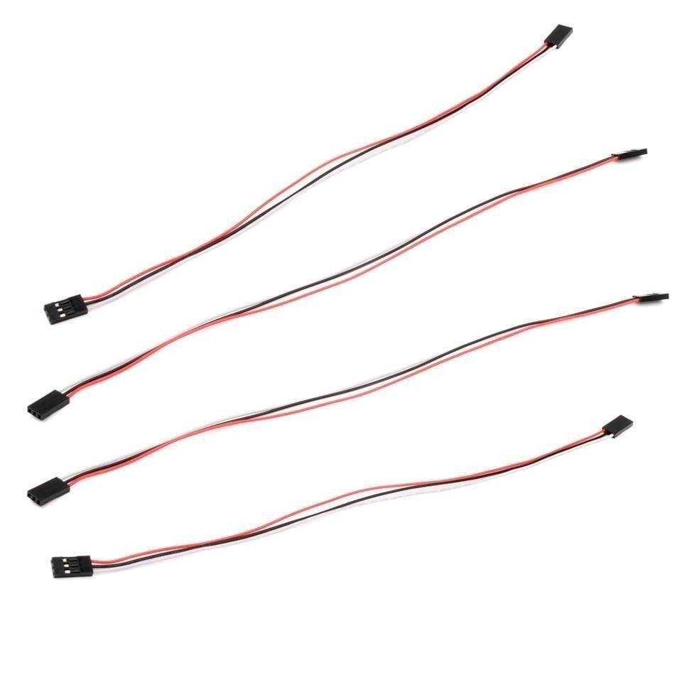 F-F 3-Wire Adapter Cable 12" (4-pack)