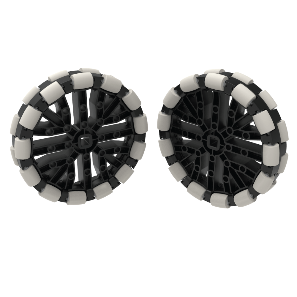 4" (320mm Travel) Omni-Directional Anti-Static Wheel (2-Pack)