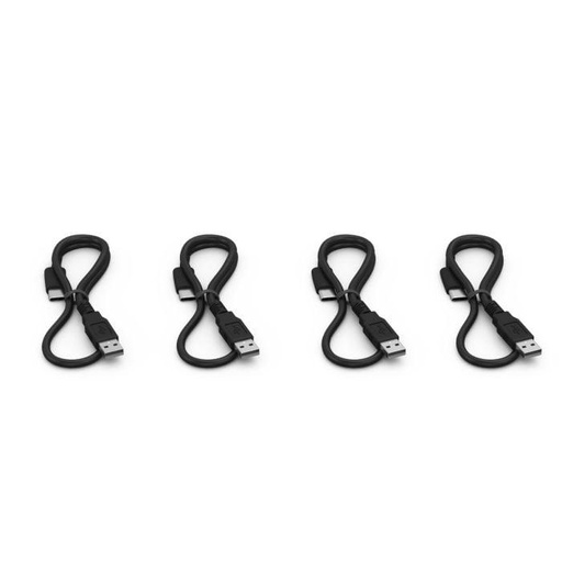 [228-7889] USB Cable (A-C, 300mm) (4-pack)