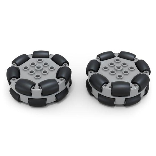 [228-2536] 200mm Travel Omni-Directional Wheel (2-pack)