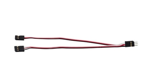 [276-1423] 3-Wire "Y" Cable 6" (2-pack)