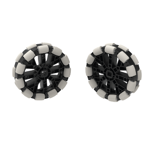 [276-8026] 3.25" (260mm Travel) Omni-Directional Anti-Static Wheel (2-Pack)